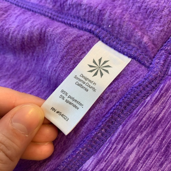 ATHLETA Purple Space Dye Strength Hoodie 2 - Picture 10 of 10